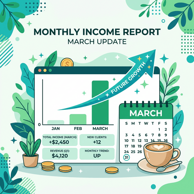 March 2026 Income Report: Starting From Zero
