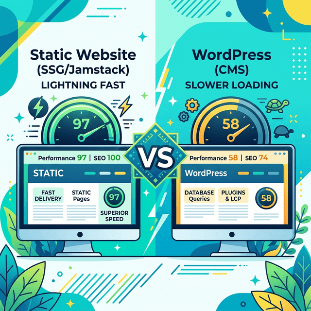 Static Sites vs WordPress: Why Speed Matters More Than You Think for SEO