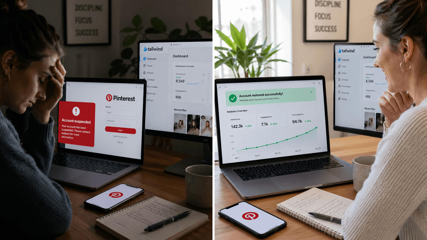 My Pinterest Account Got Suspended in Month One. Here Is Exactly What Happened and How I Got It Back.