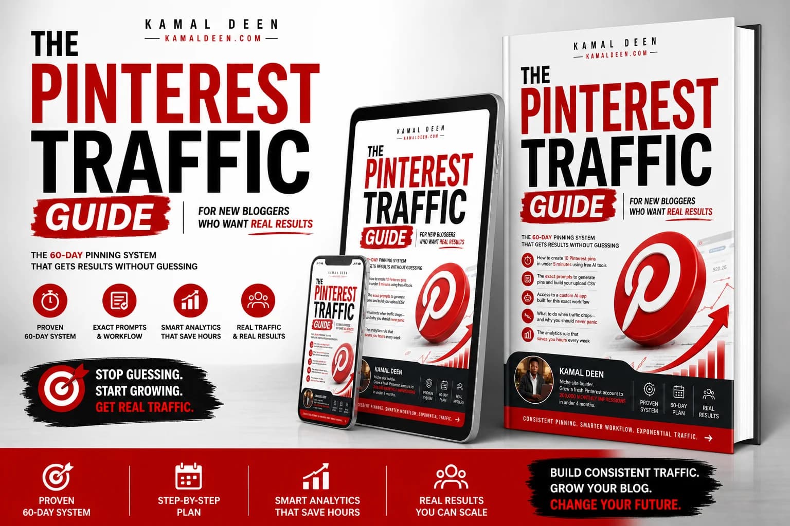 The Pinterest Traffic Guide Product Mockup